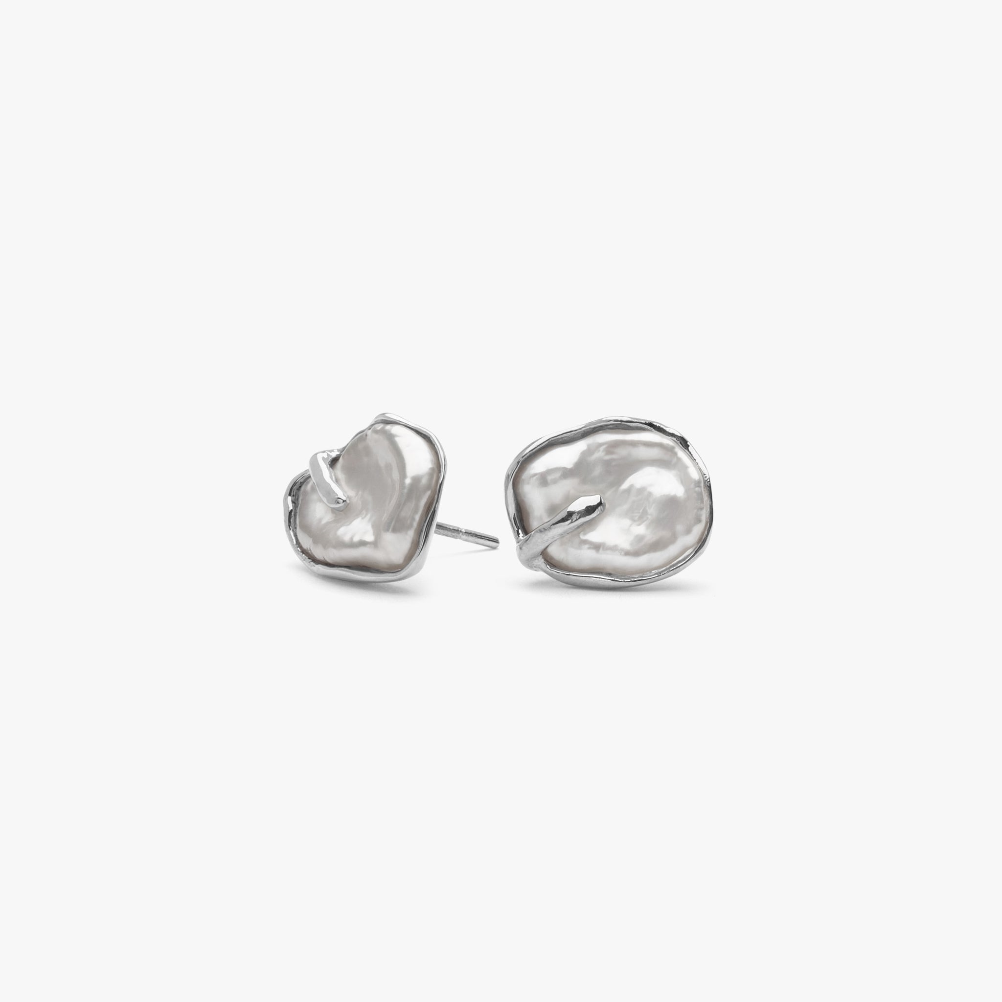 Boucles d'oreilles perle Biwa #1